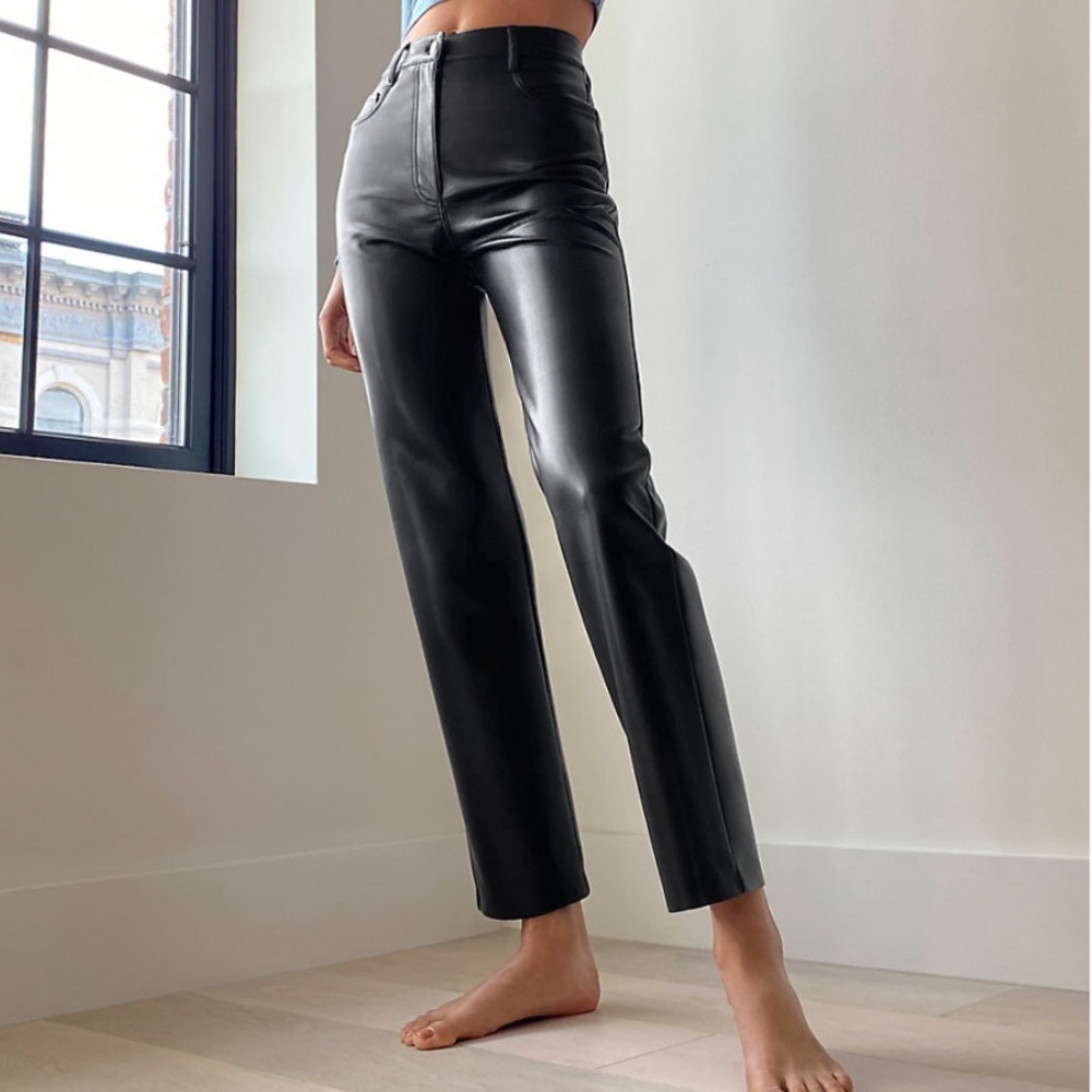 Aritzia Wilfred Melina Vegan Leather Pants